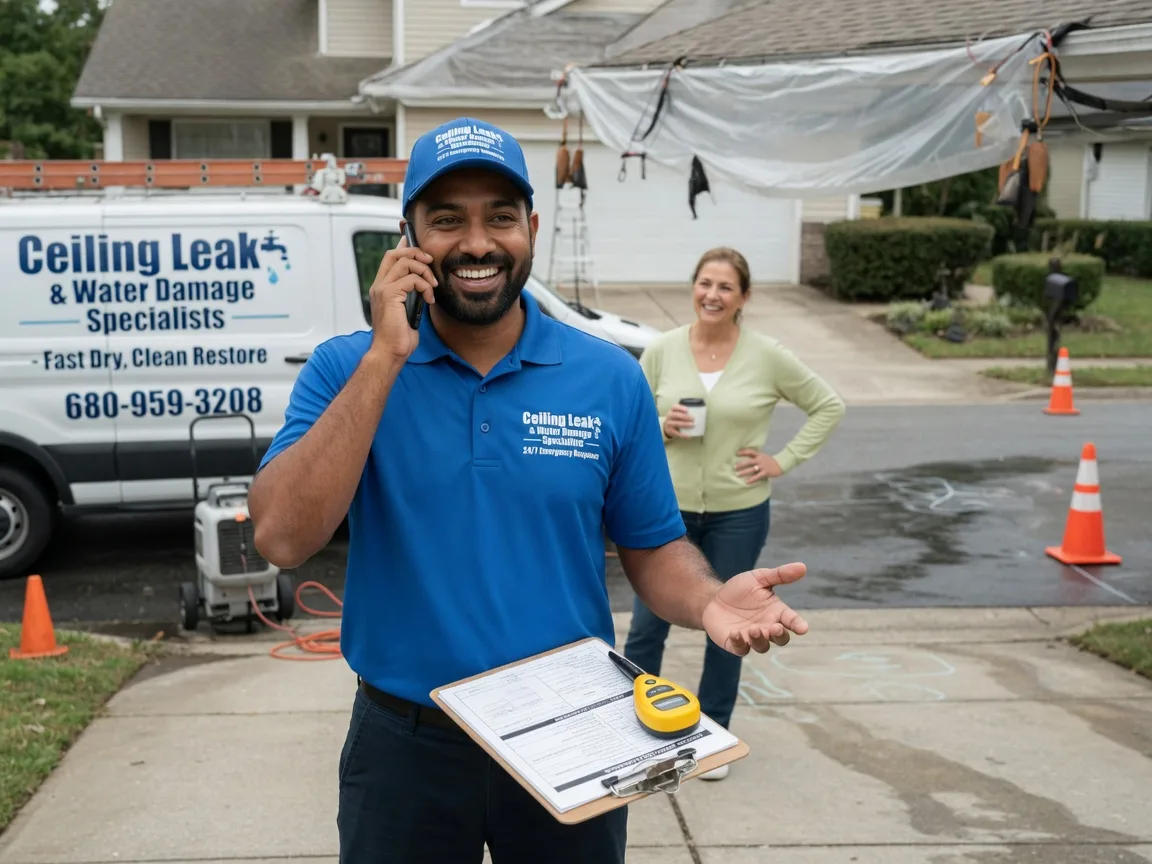 Ceiling Leak Cleanup California FAQs